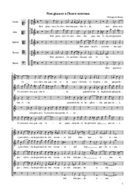 Non giunse a l'hora estrema