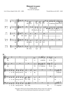 Rimanti in pace a la dolente e bella Fillida