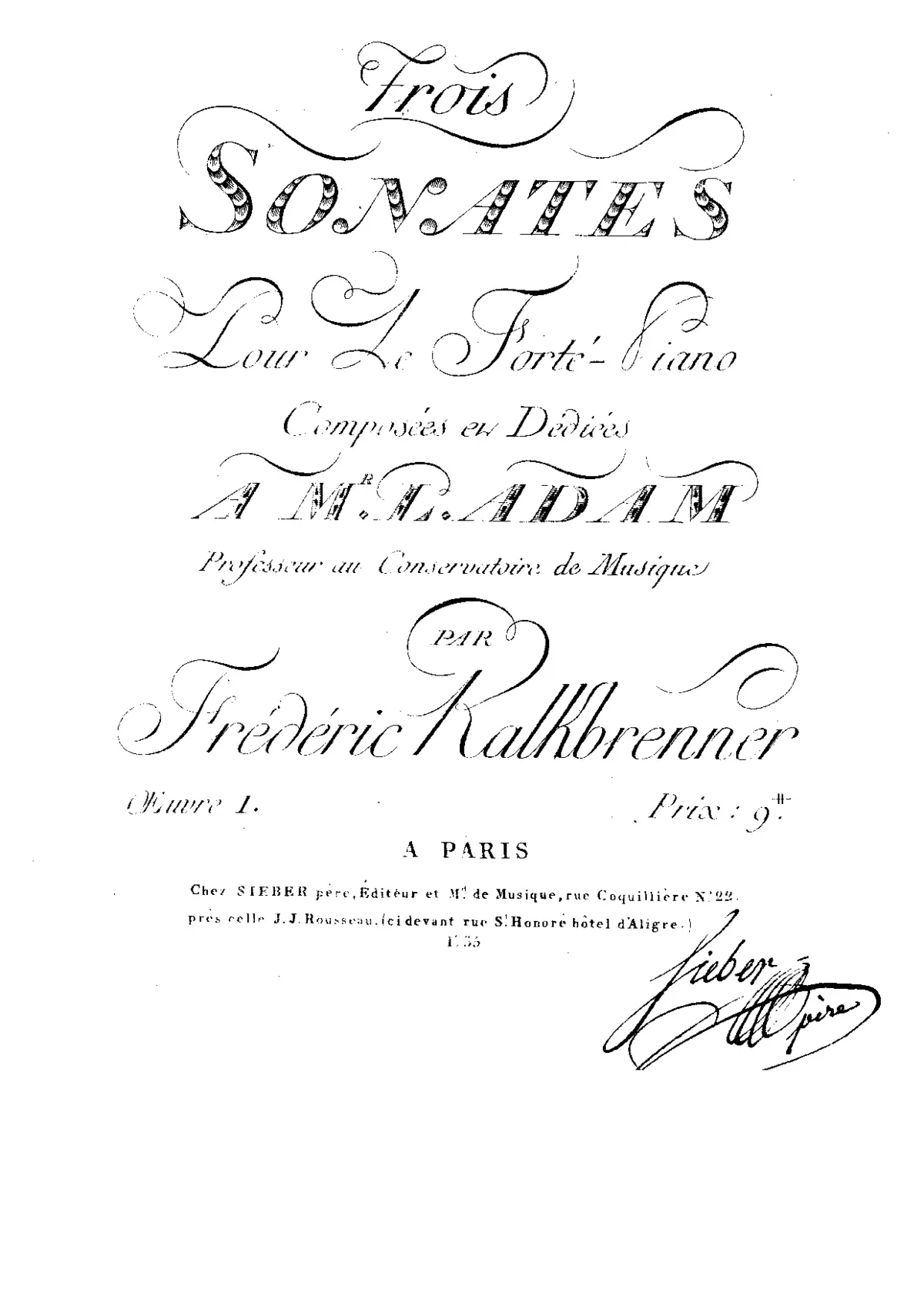3 Piano Sonatas - Page 1