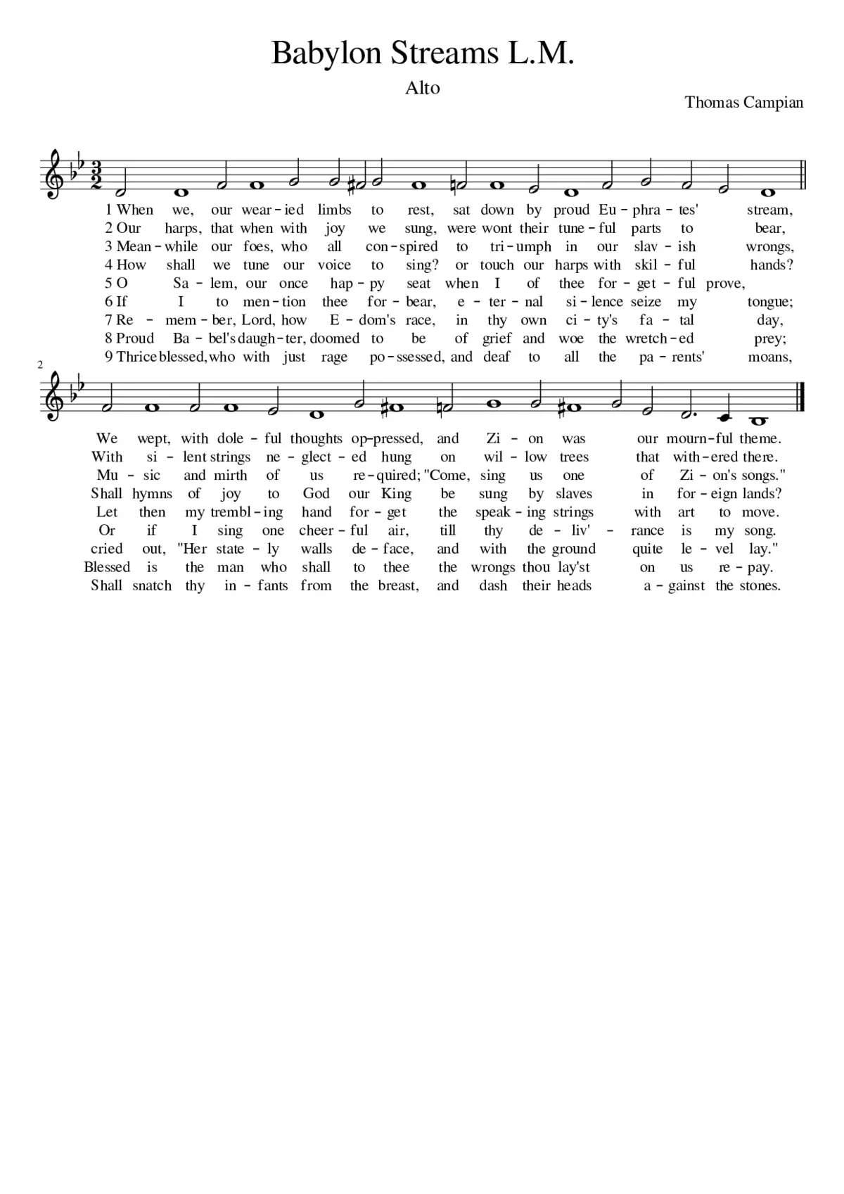 Babylon Streams L.M. - Page 1