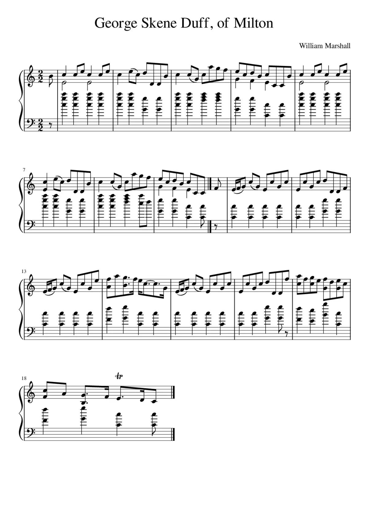 George Skene Duff of Milton - Page 1