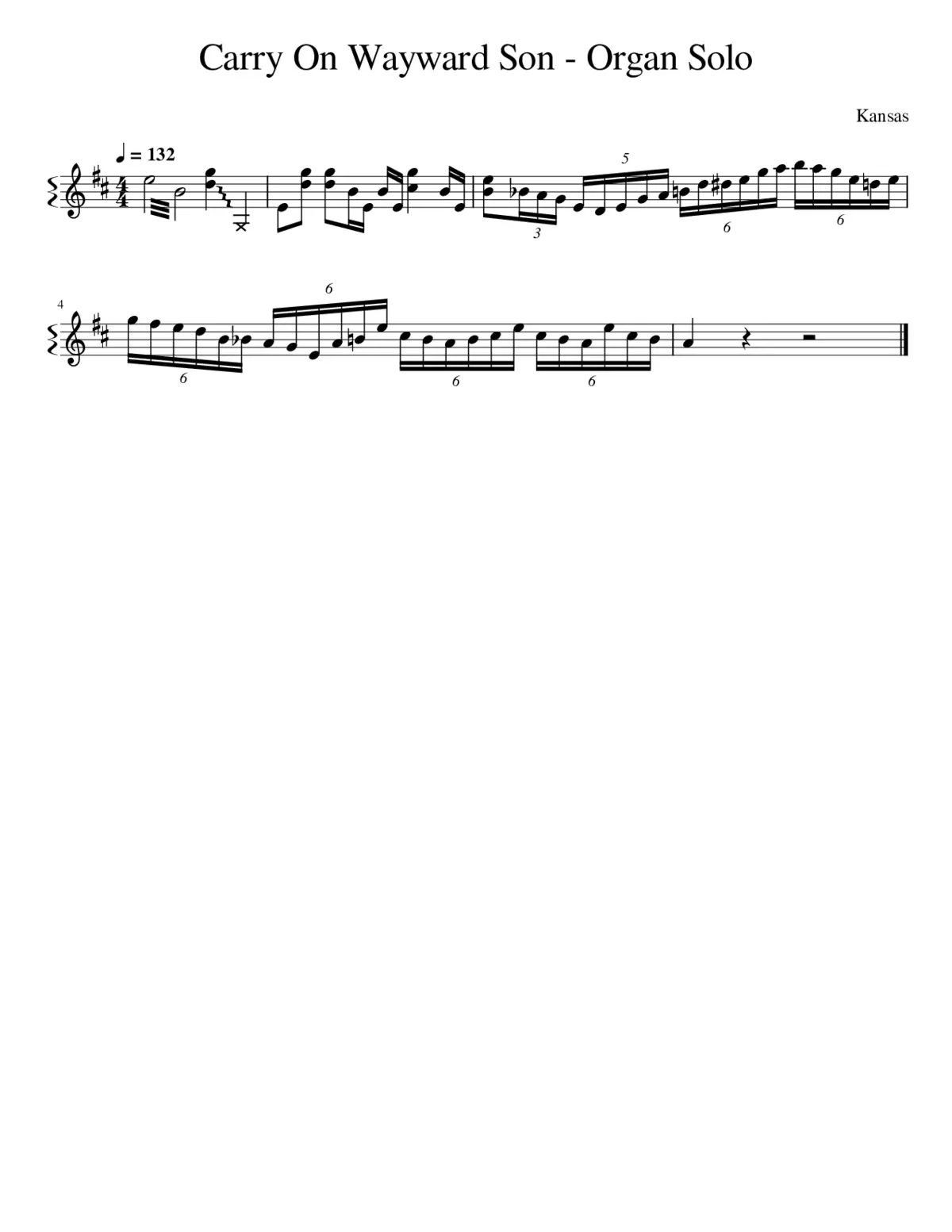 carry on wayward son - Page 1