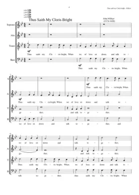 Thus saith my Cloris bright