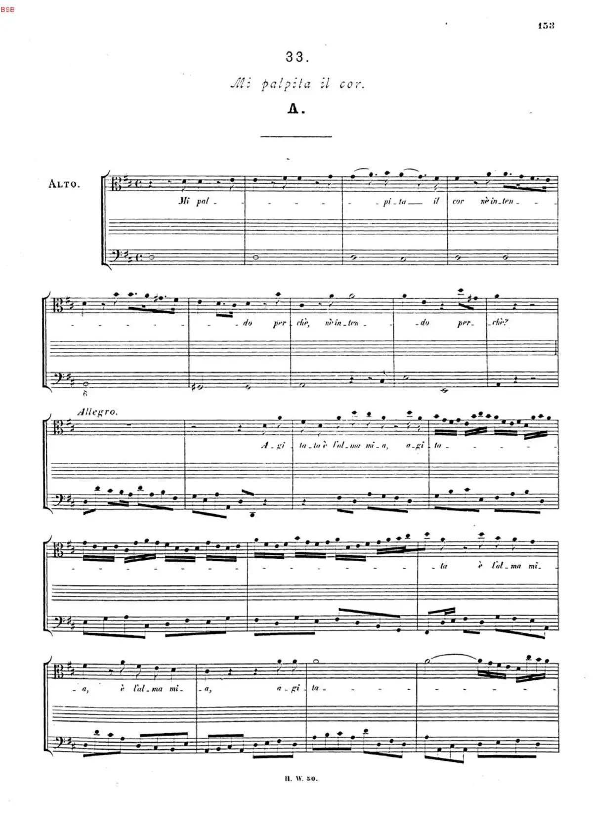 Mi palpita il cor, HWV 132c - Page 1