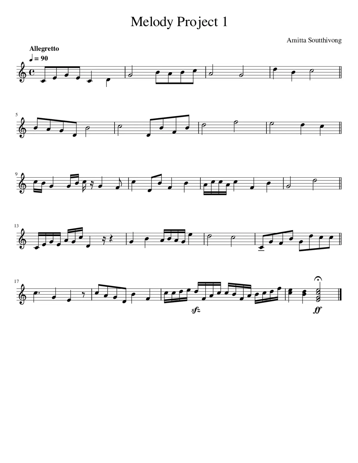 MelodyProject Template - Page 1