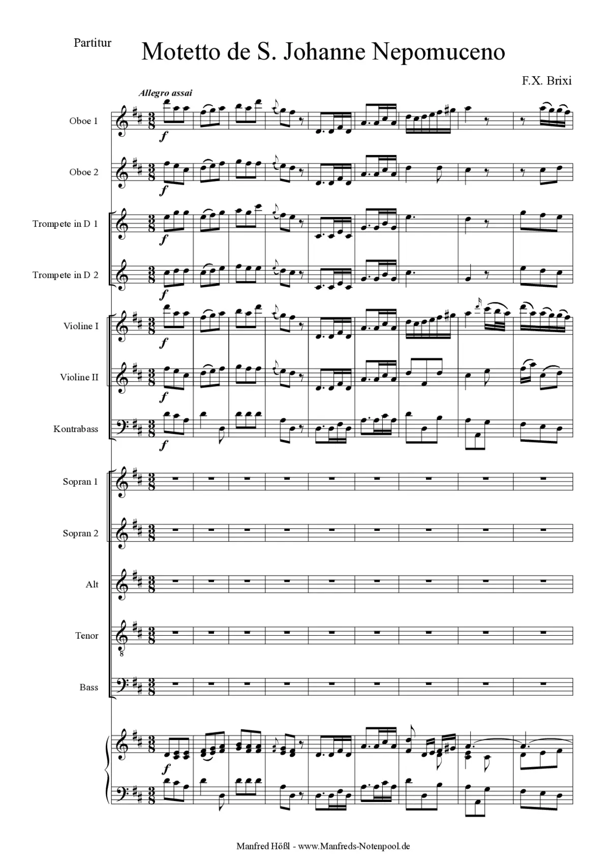 Motetto S. Joanne Nepomuceno - Page 1