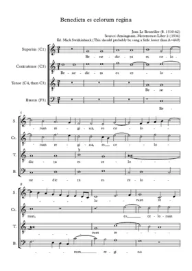 Benedicta es celorum regina