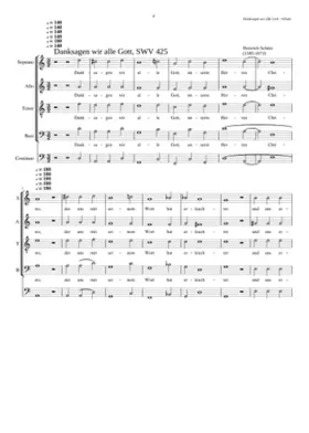Dank sagen wir alle Gott SWV 425