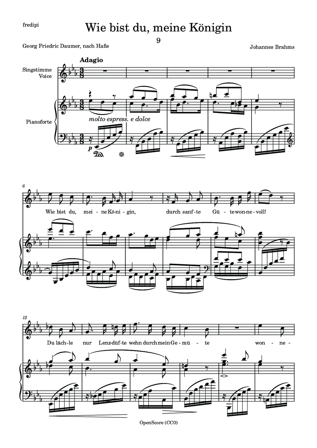 Wie bist du, meine Königin - Page 1