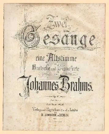 2 Gesänge - Page 1