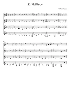 12. Gaillarde