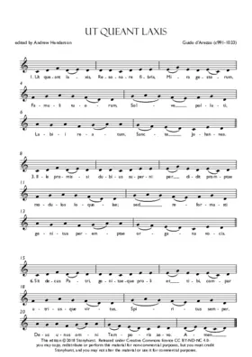 Ut queant laxis