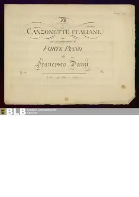 12 Canzonette Italiane