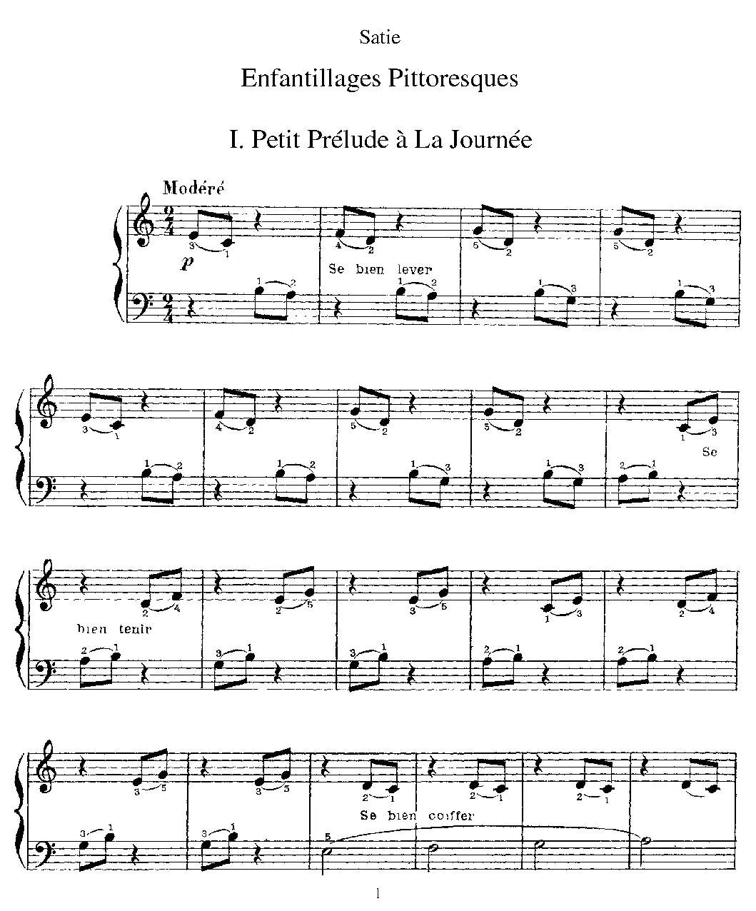 Enfantillages pittoresques - Page 1