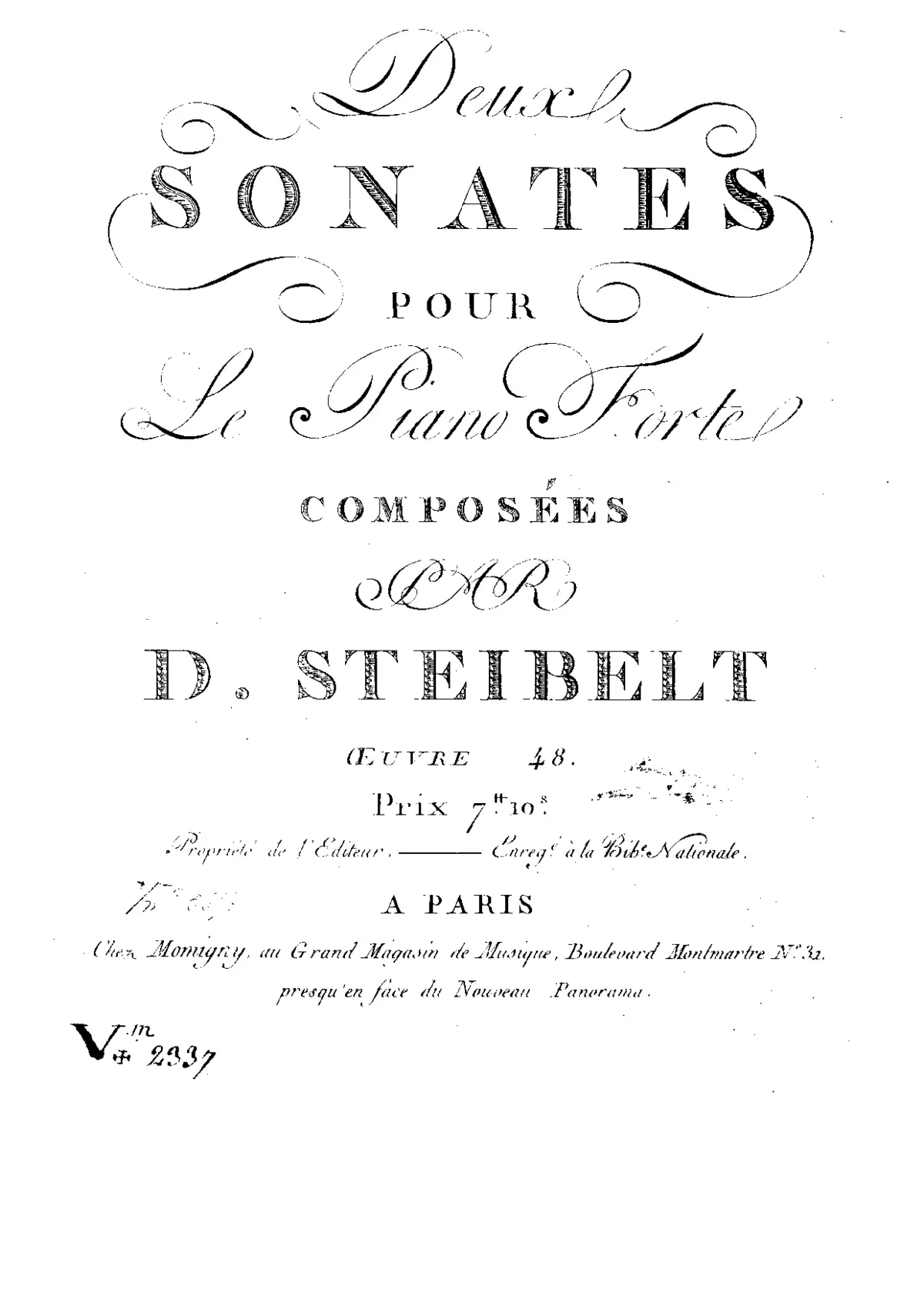 2 Piano Sonatas - Page 1