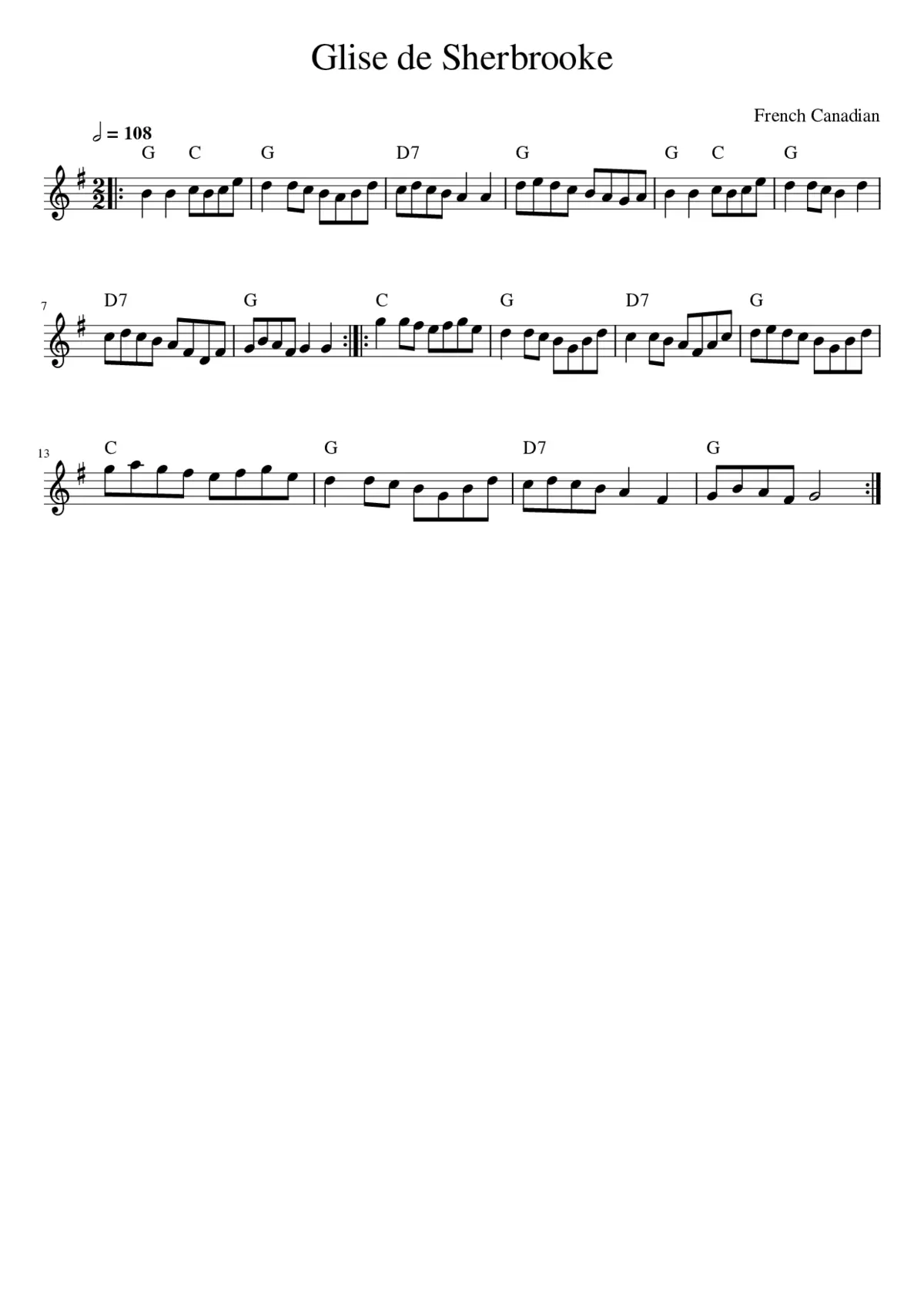 Glise de Sherbrooke - Page 1