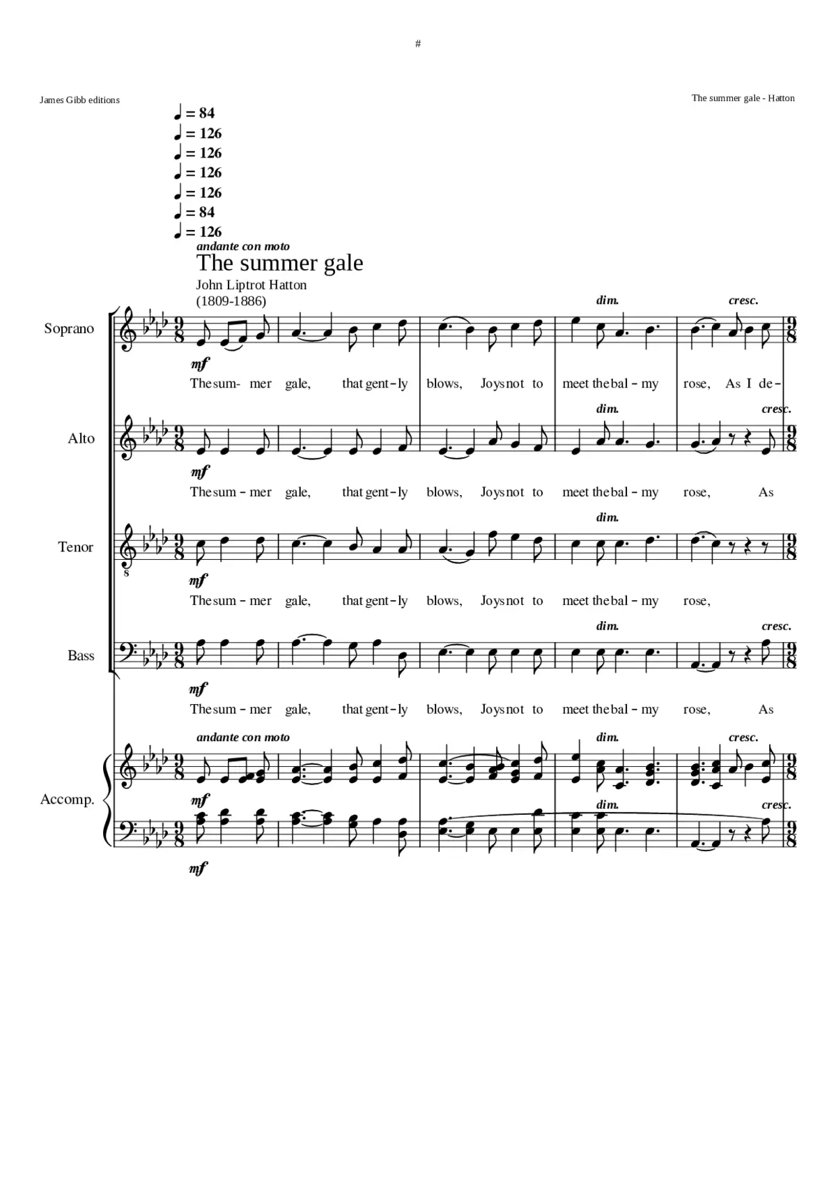 The summer gale - Page 1