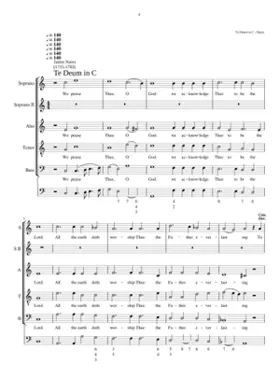 Morning canticles in C