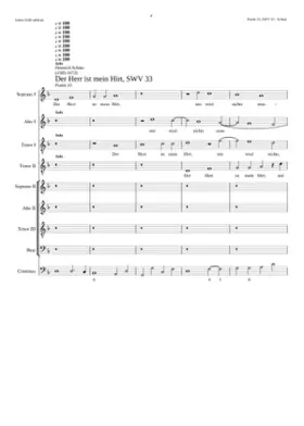 Der Herr ist mein Hirt (Psalm 23) SWV 33