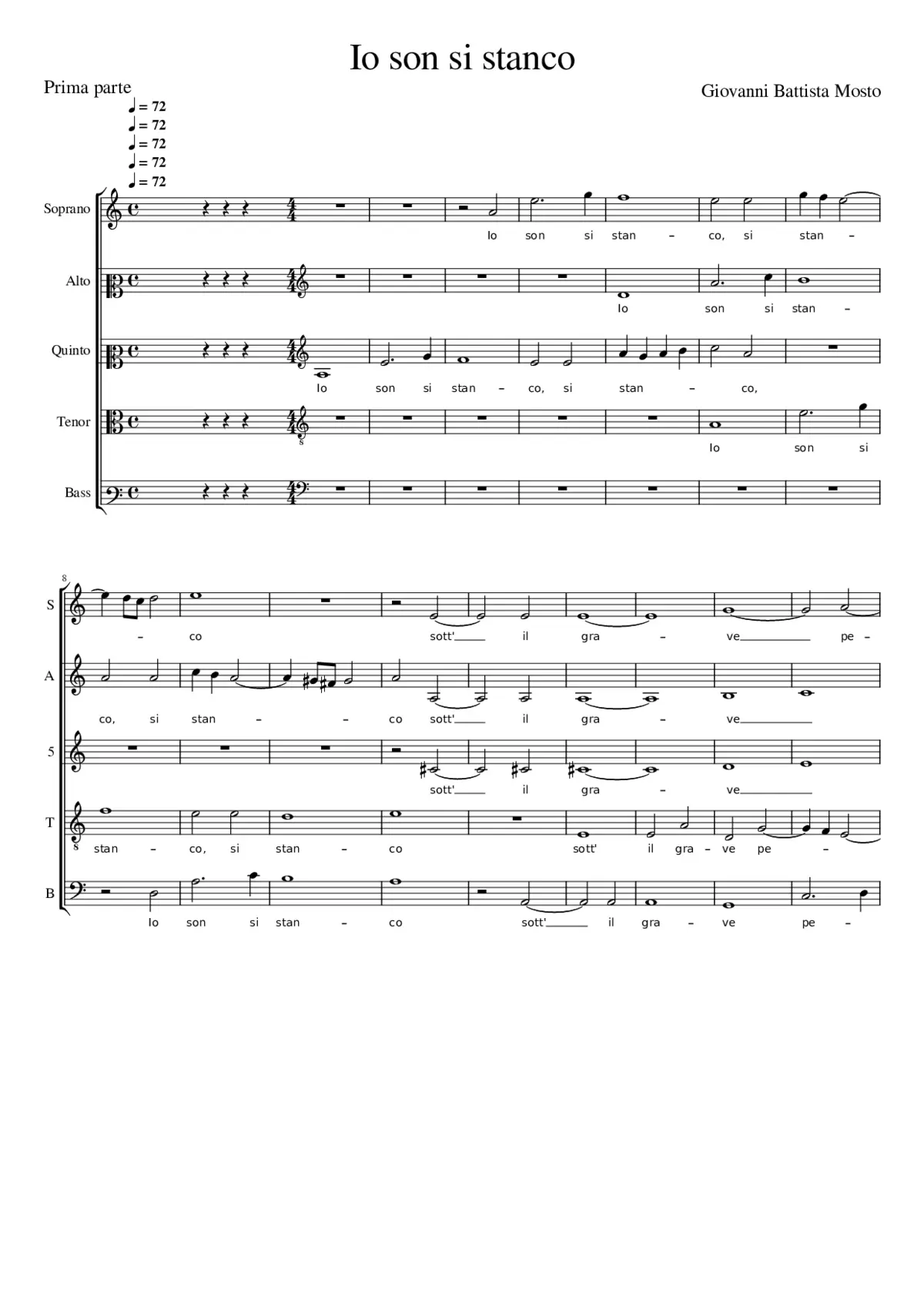 Io son si stanco - Page 1