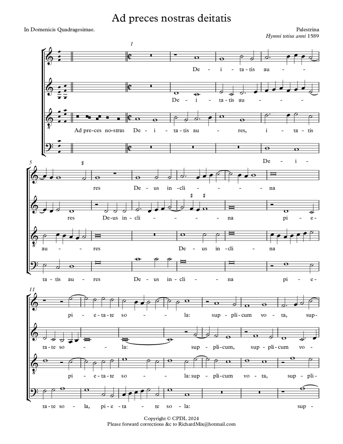 Ad preces nostras - Page 1