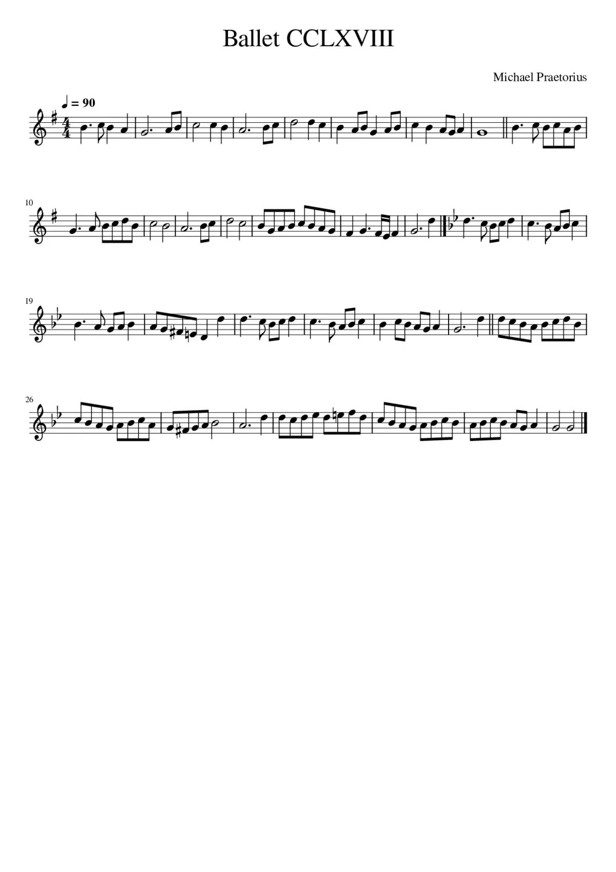 Ballet CCLXVIII - Page 1