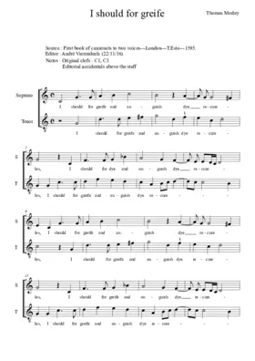 I should for grief and anguish