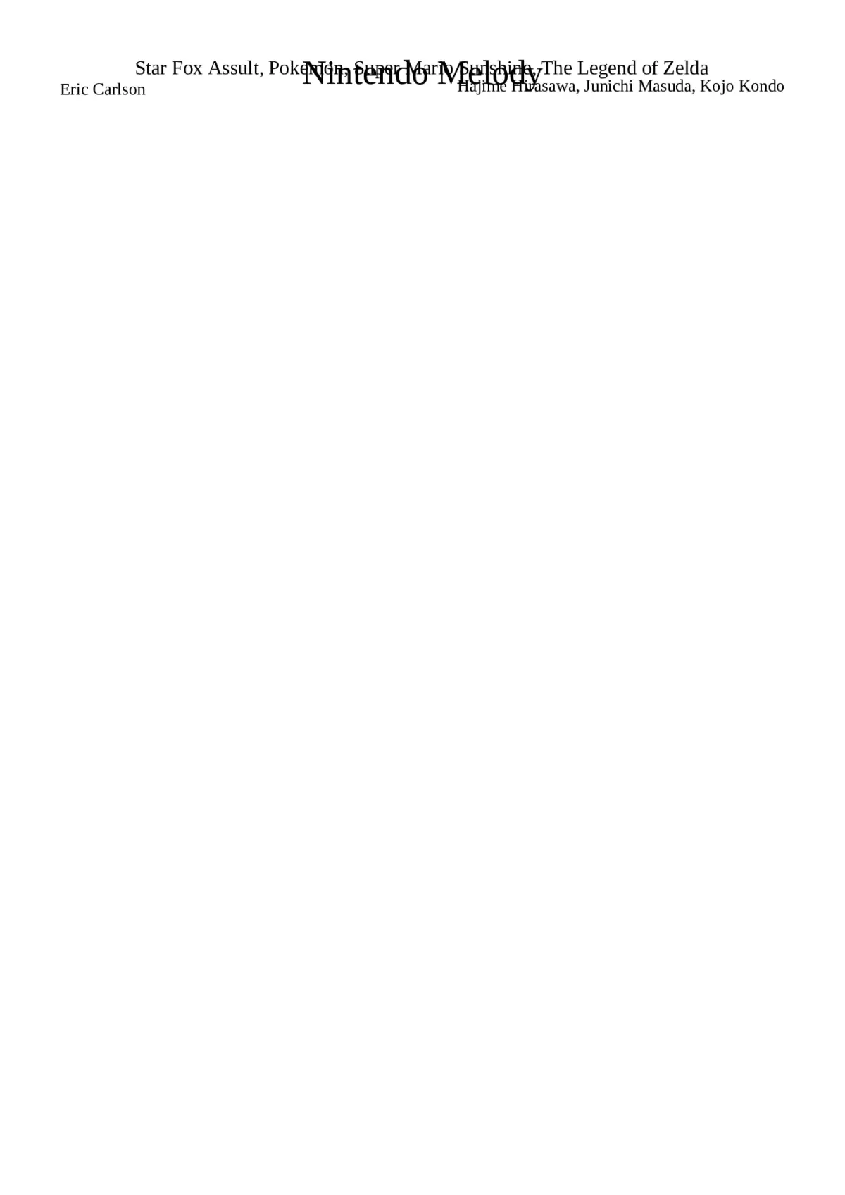 the legend of zelda main theme - Page 1