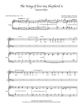 The King of love my Shepherd is