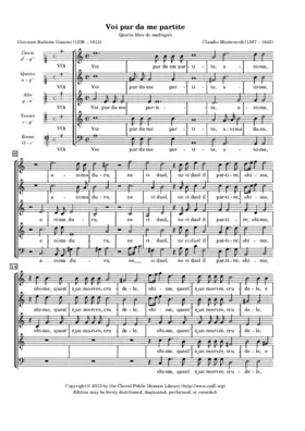 Voi pur da me partite