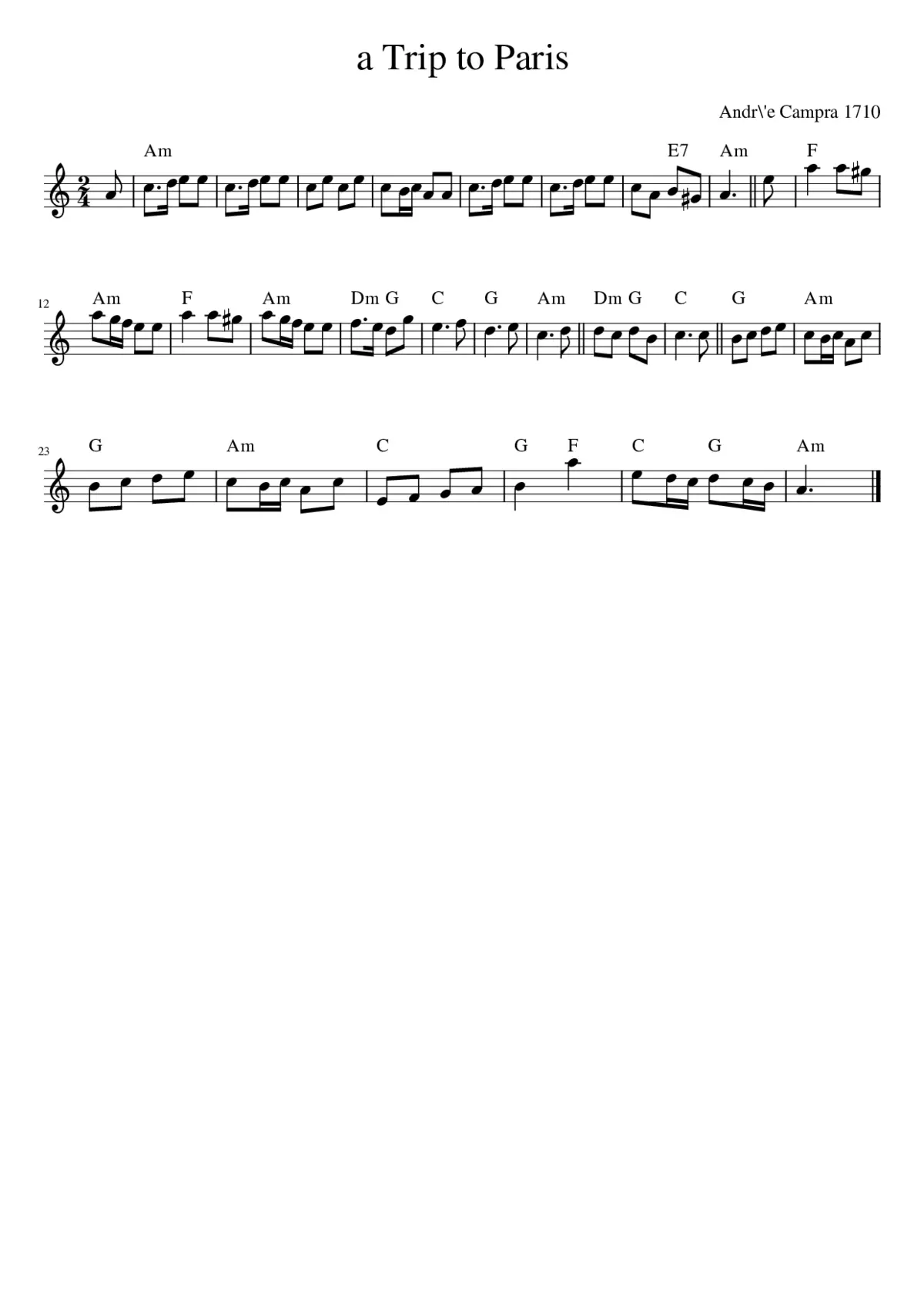 A Trip To Paris - Page 1