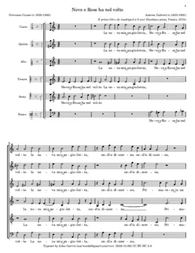 Neve e Rose ha nel volto