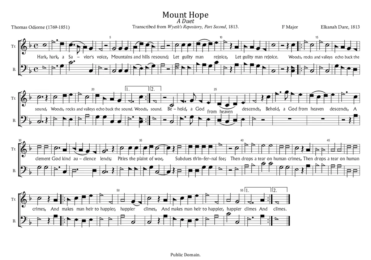 Mount Hope - Page 1