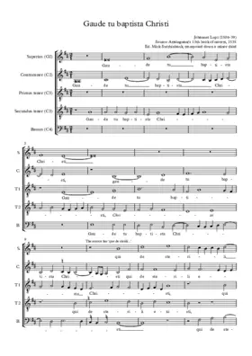 Gaude tu baptista Christi