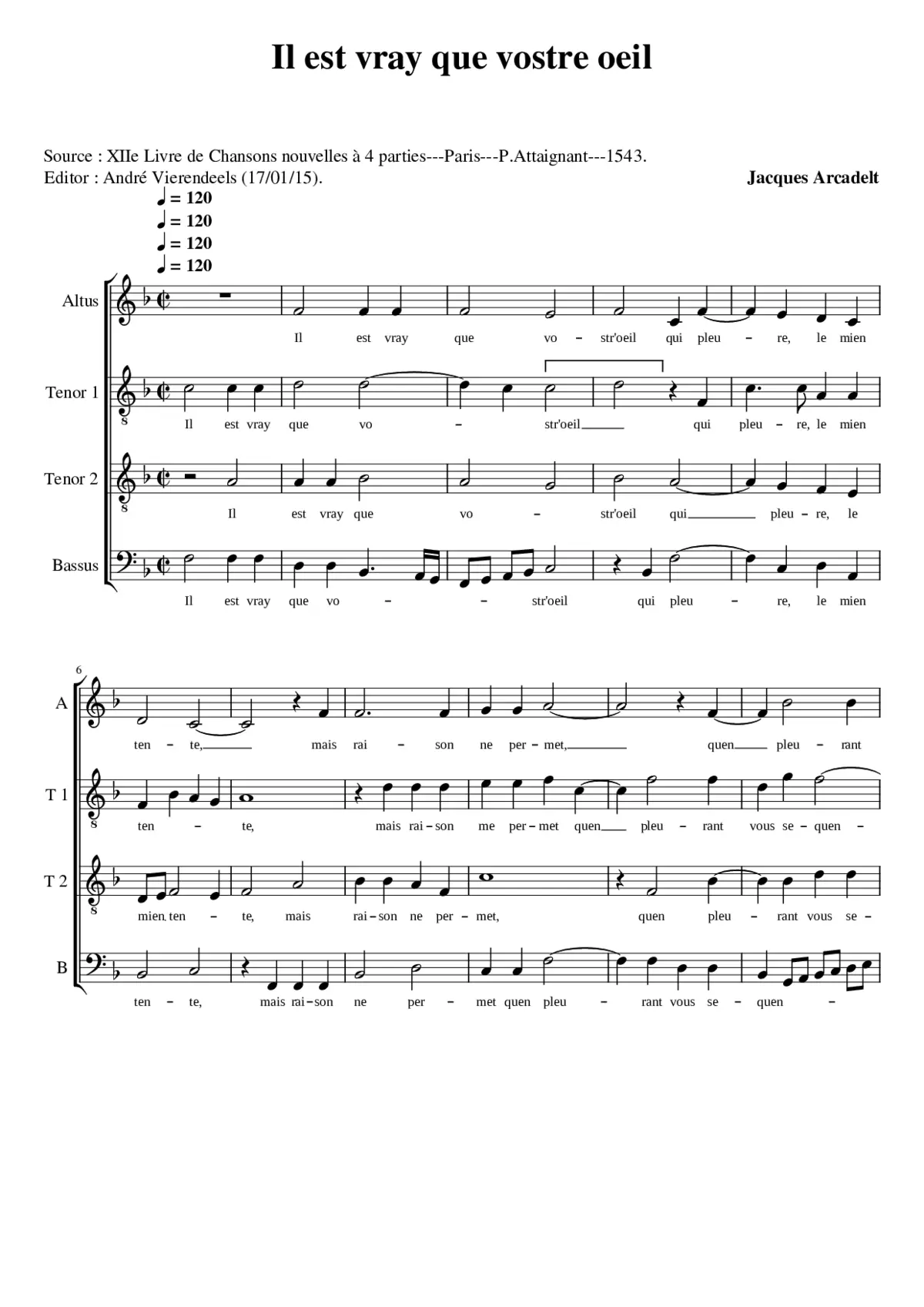 Il est vray - Page 1