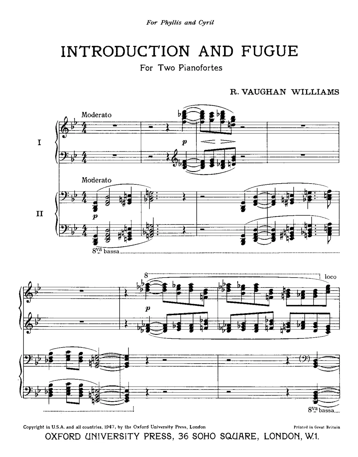 Introduction and Fugue - Page 1