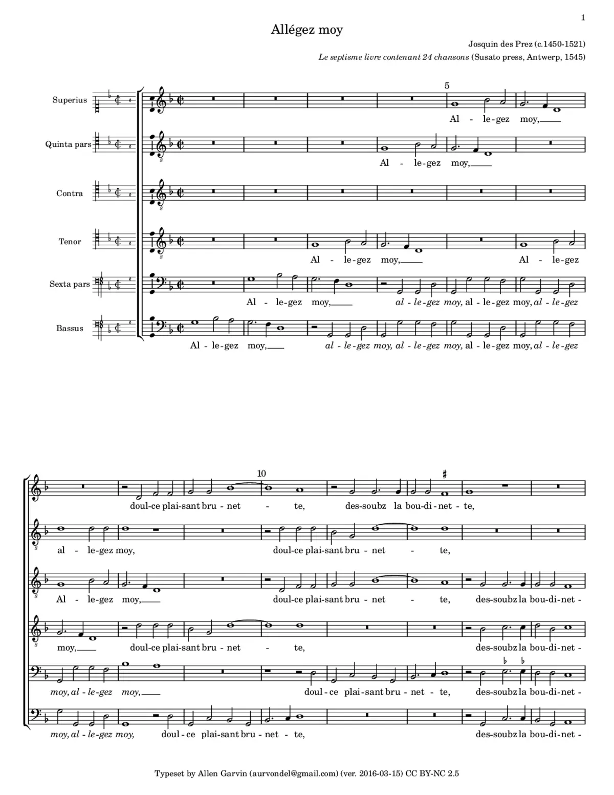 Allégez moy - Page 1
