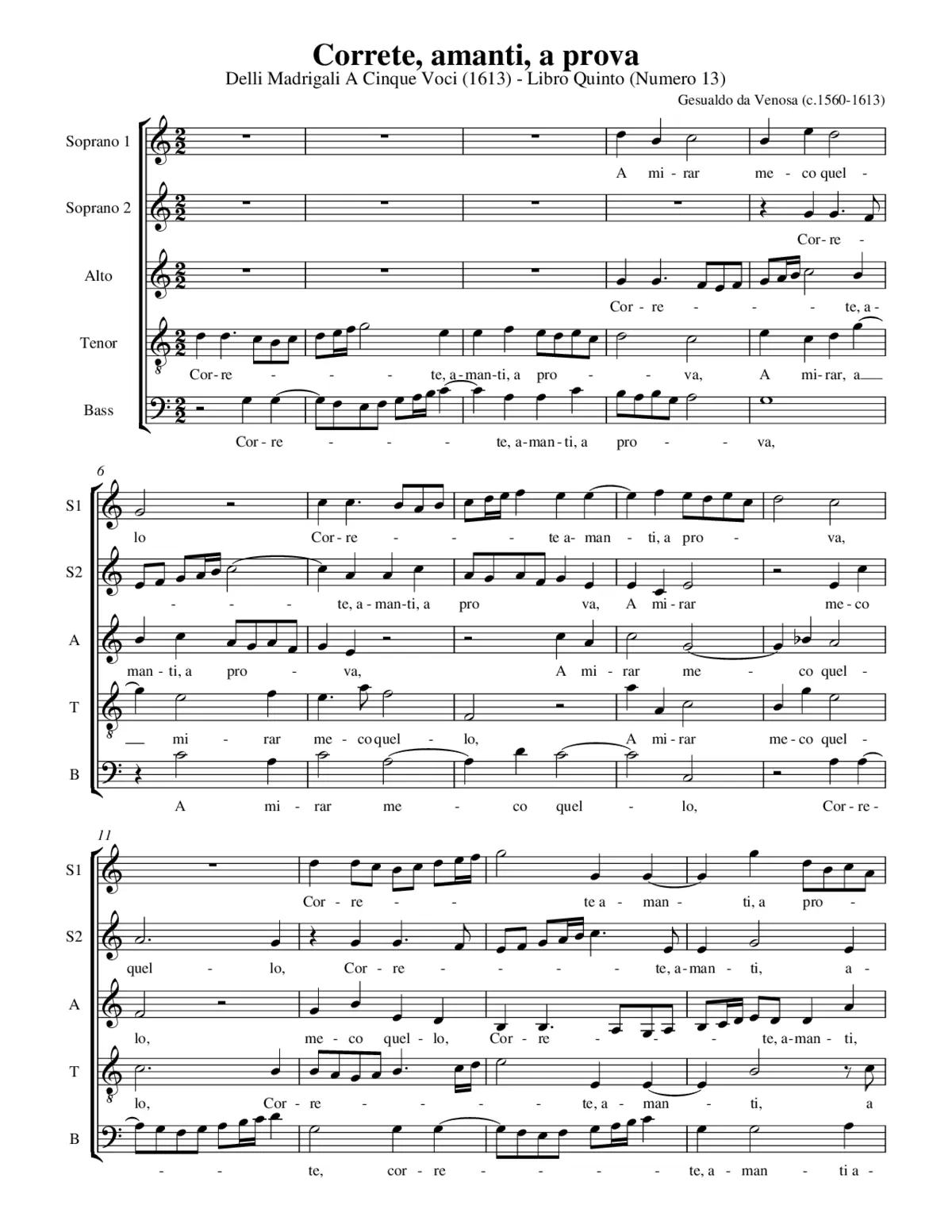 Correte, amanti, a prova - Page 1