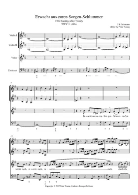 Erwacht aus euren Sorgen-Schlummer