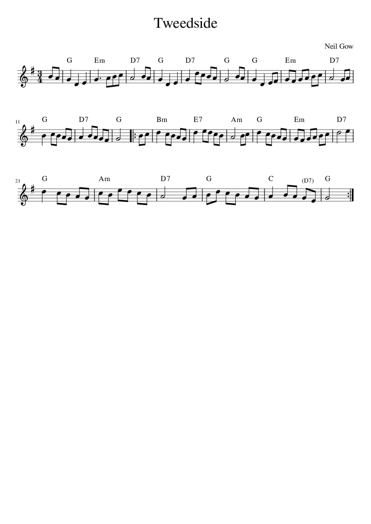 Tweedside - Page 1