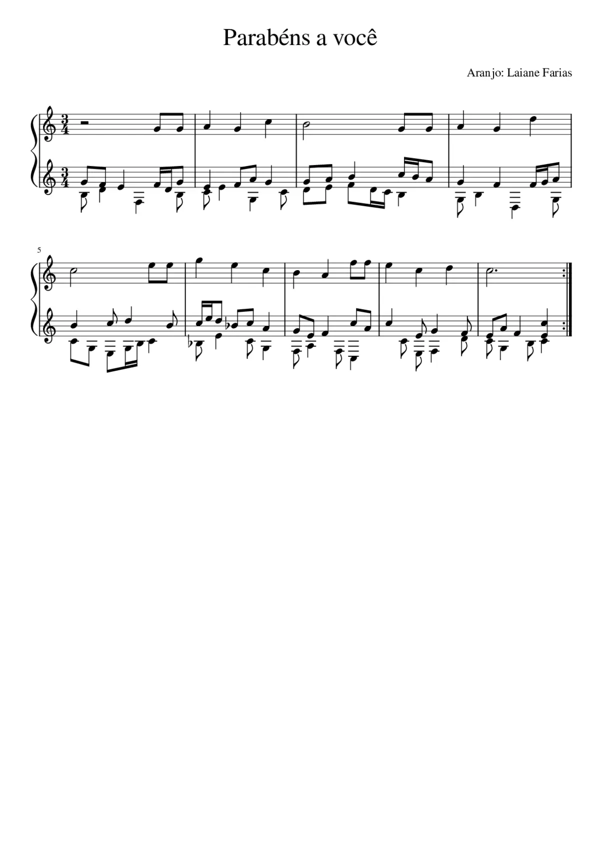 parabéns pra você - Page 1