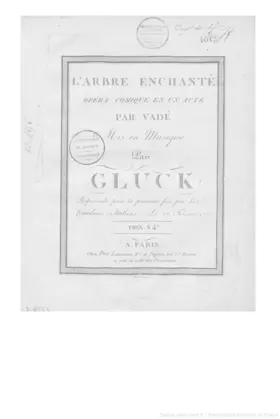L'Arbre enchanté, Opéra comique en 1 acte