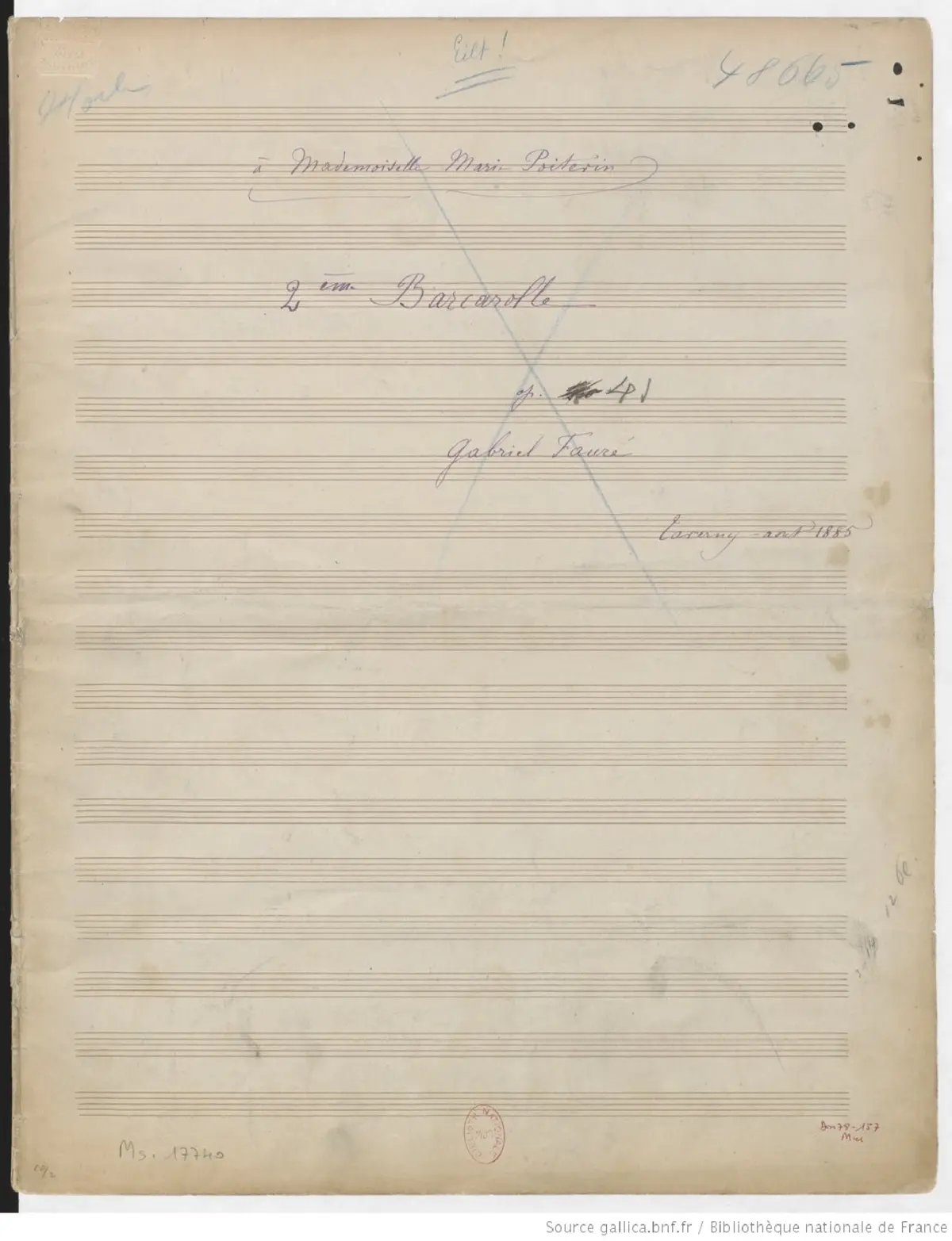 Barcarolle No.2 - Page 1