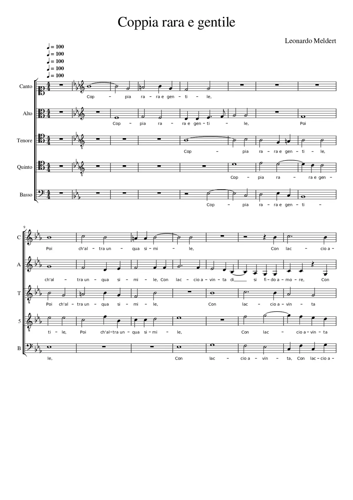 Coppia rara e gentile - Page 1