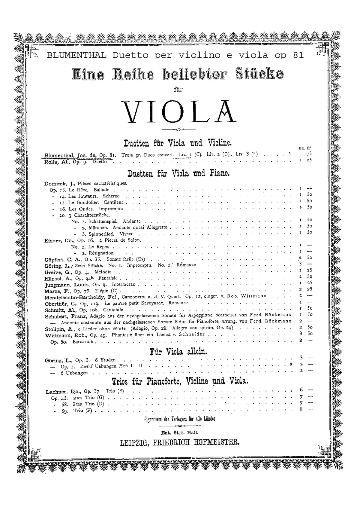 3 Grand Concertant Duos for Violin and Viola - Page 1