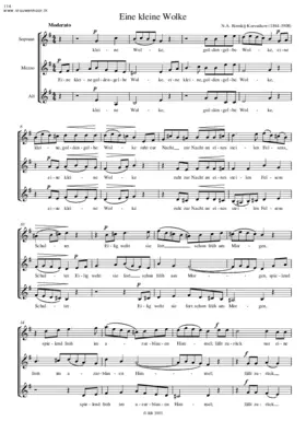 Eine kleine Wolke