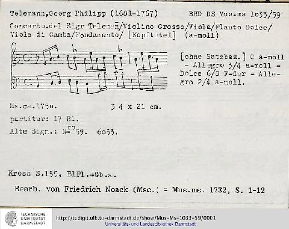 Concerto for Recorder and viola da gamba - Page 1