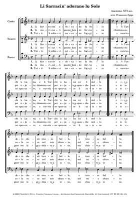 Li Sarracini adorano lu sole