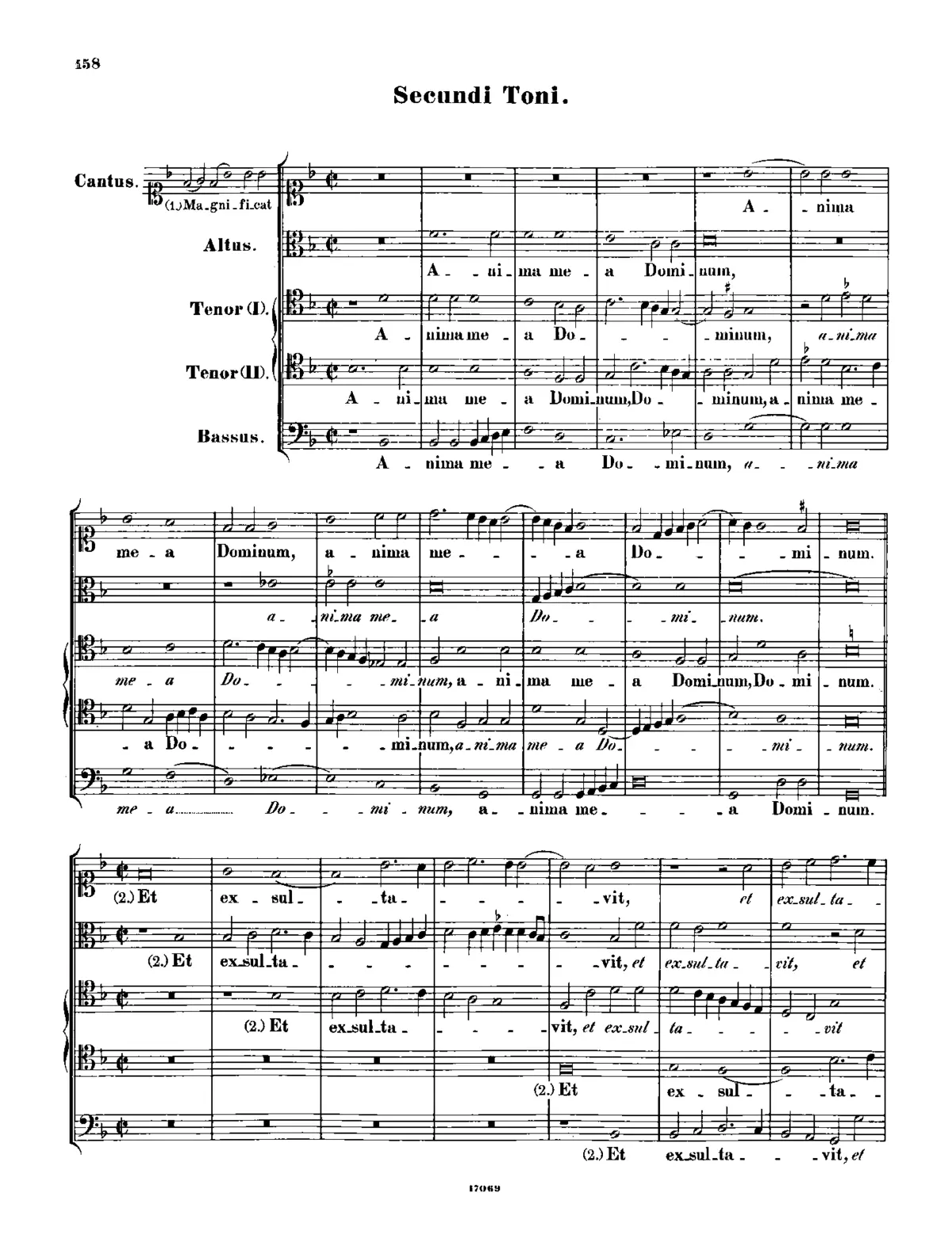 Magnificat secundi toni - Page 1