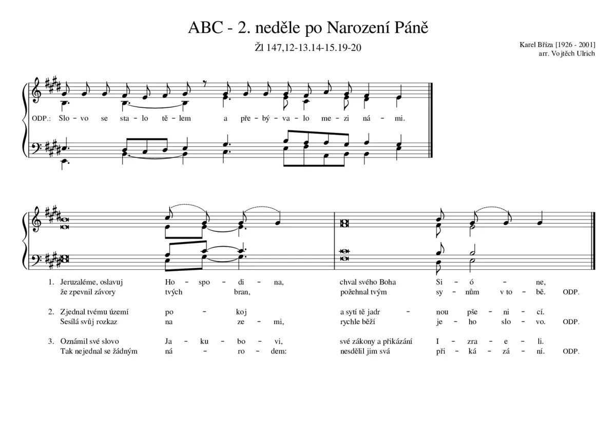 ABC - 2. neděle po Narození Páně - Page 1